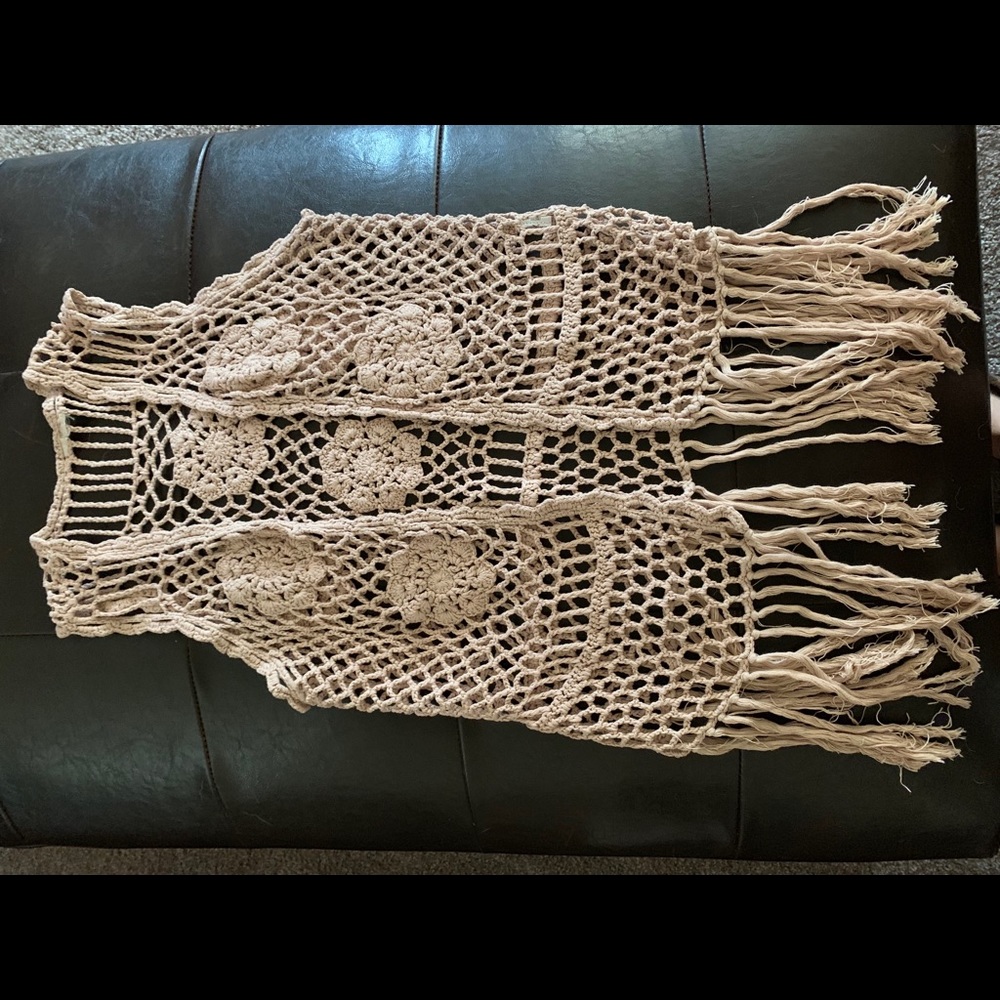 Crocheted vest